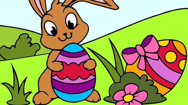 Easter kids coloring pages