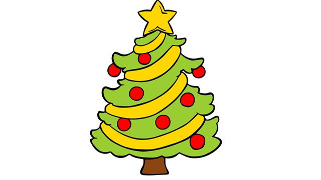 Christmas trees to decorate yourself coloring pages
